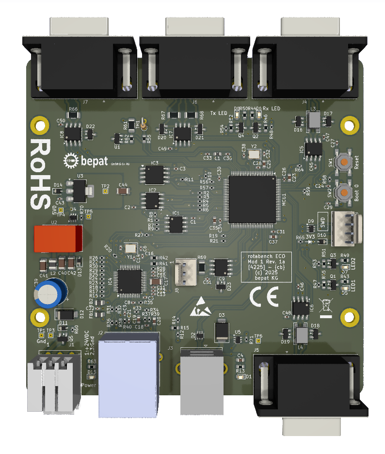rotabench ECO R01a KiCAD screenshot