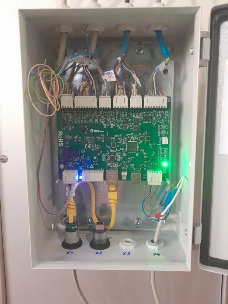 rtb EPS Mod. 5 in the test bench control cabinet