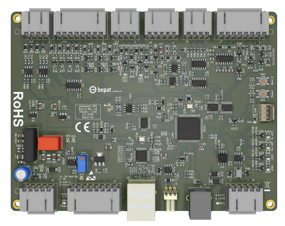 rotabench EPS Mod. 5 test bench control PCB